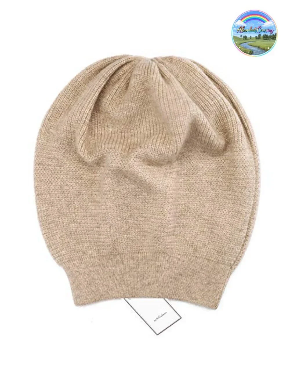 100% Cashmere Oversized Beanie Hat Women WaySoft Winter Gift Box